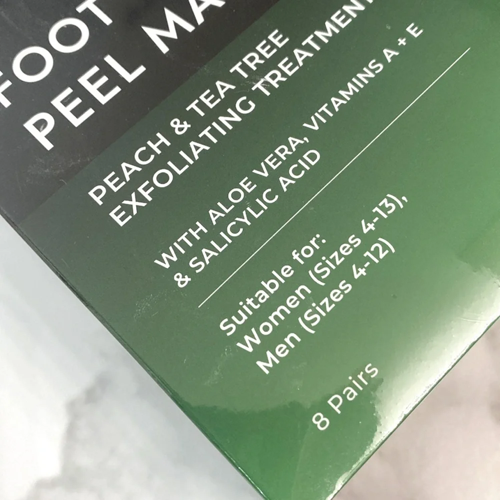 Orca Beauty Foot‎ Peel Mask, New in Box, Pais of (8)